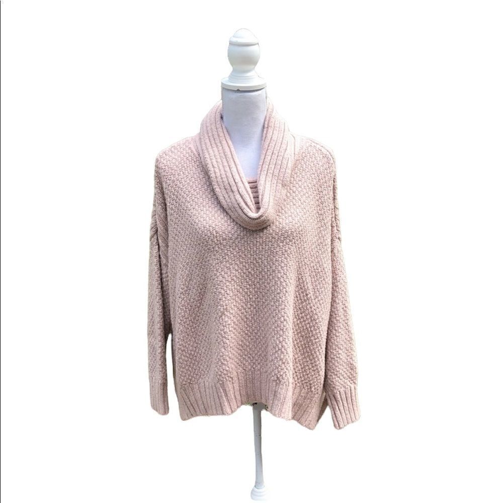 JENNIFER LOPEZ Crow Neck Oversized Sweater SZ L